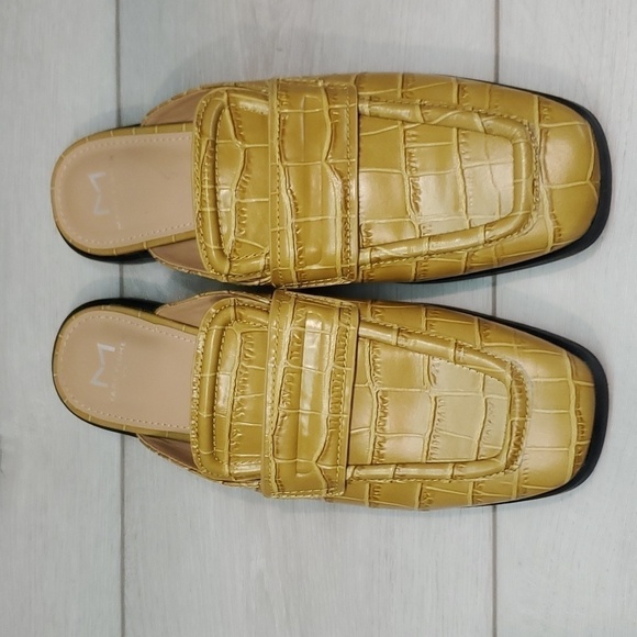 NEW Marc Fisher LTD Flyta Womens Loafer Slip on mules leather shoes sz 6.5 - Picture 4 of 12